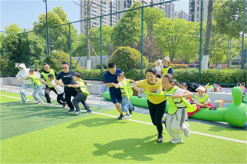 长丰县双墩镇：趣味运动嗨翻春日多元共治乐动社区必一运动app(图2)